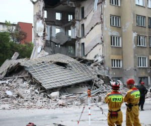 Warszawa. Zawaliła się kamienica na Pradze