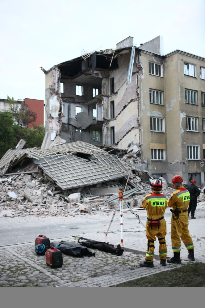 Warszawa. Zawaliła się kamienica na Pradze