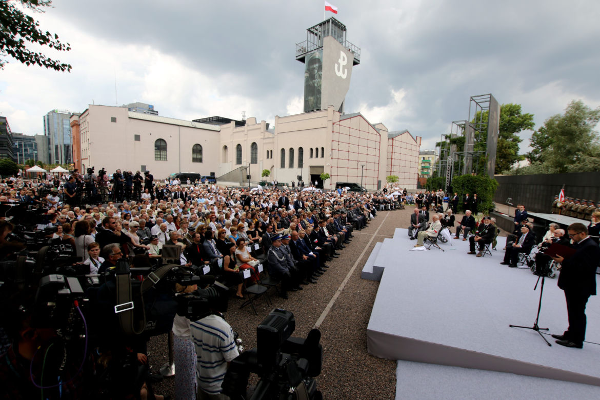 Prezydent Andrzej Duda na obchodach 72 rocznicy wybuchu Powstania Warszawskiego