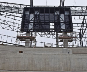 Budowa stadionu w Szczecinie - październik 2020