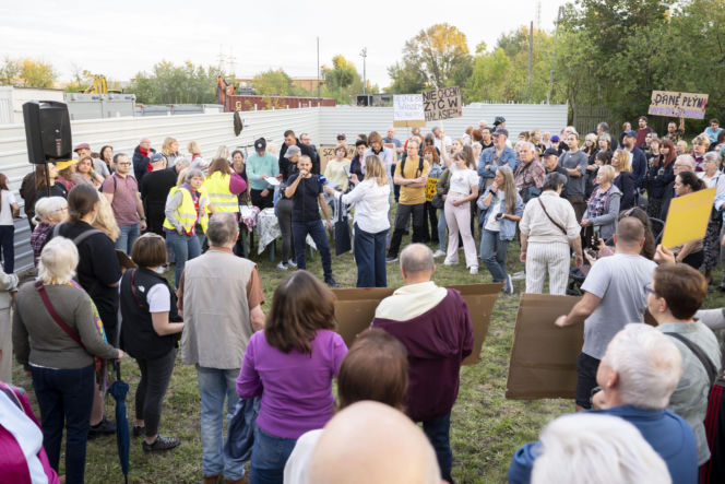 Protest w Piasecznie przeciwko Data Center