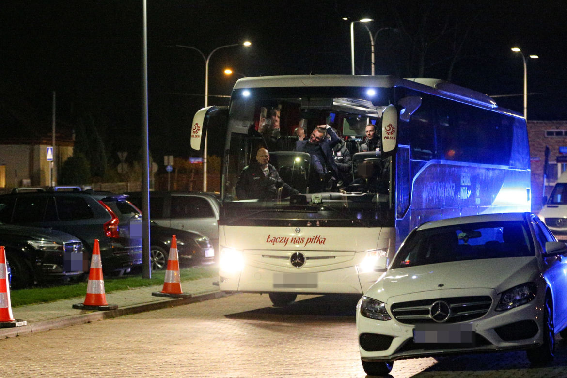 Kadra wróciła do hotelu po meczu z Chile
