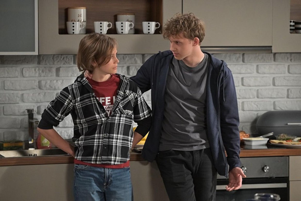 Pierwsza miłość, odcinek 4050: Tomek (Oskar Wojciechowski), Maciek (Yan Polovnikov)