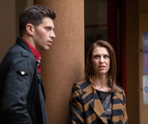 Na Wspólnej, odc. 2928. Mikołaj (Krzysztof Wieszczek), Roma (Julia Kamińska)