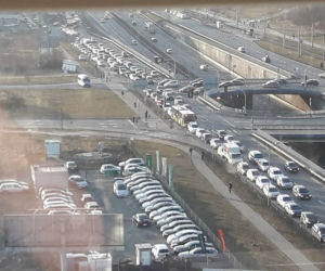 Katowice: Przy ulicy Żelaznej znaleziono niewybuch. Na drogach armagedon, miasto tonie w gigantycznych korkach!
