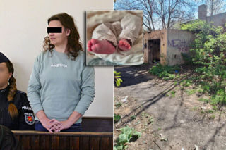 Zostawiła partnera na spacerze i poszła rodzić. Mała Wiktoria przyszła na świat w pustostanie. Jej ciało miało 28 stopni