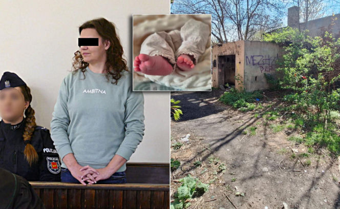 Urodziła i porzuciła dziecko obok pustostanu. Mała Wiktoria cudem przeżyła