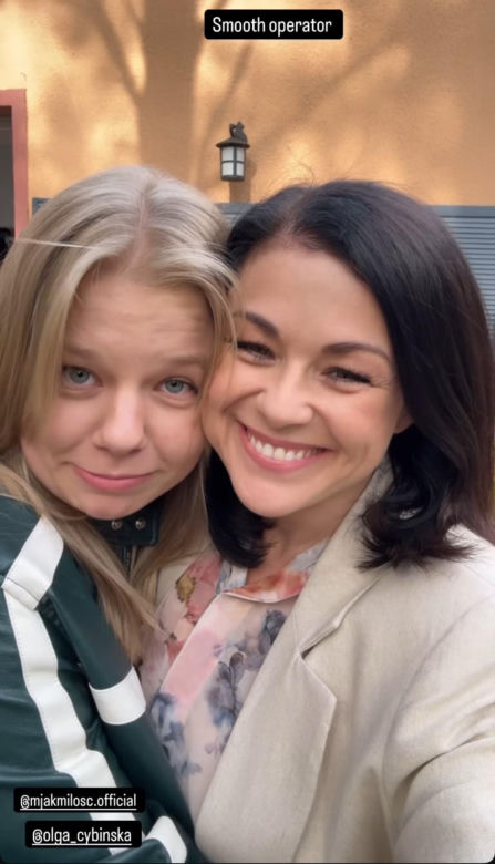 M jak miłość. Lenka (Olga Cybińska), Kinga (Katarzyna Cichopek)