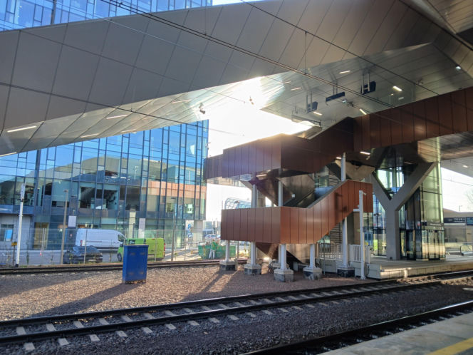 Dworzec kolejowy Warszawa Zachodnia po otwarciu