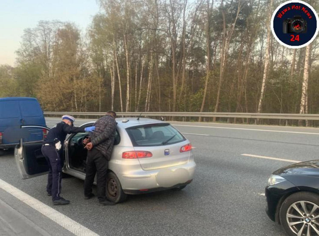 Horror na S8. Obywatelskie zatrzymanie pijanego kierowcy. Wydmuchał prawie 3 promile