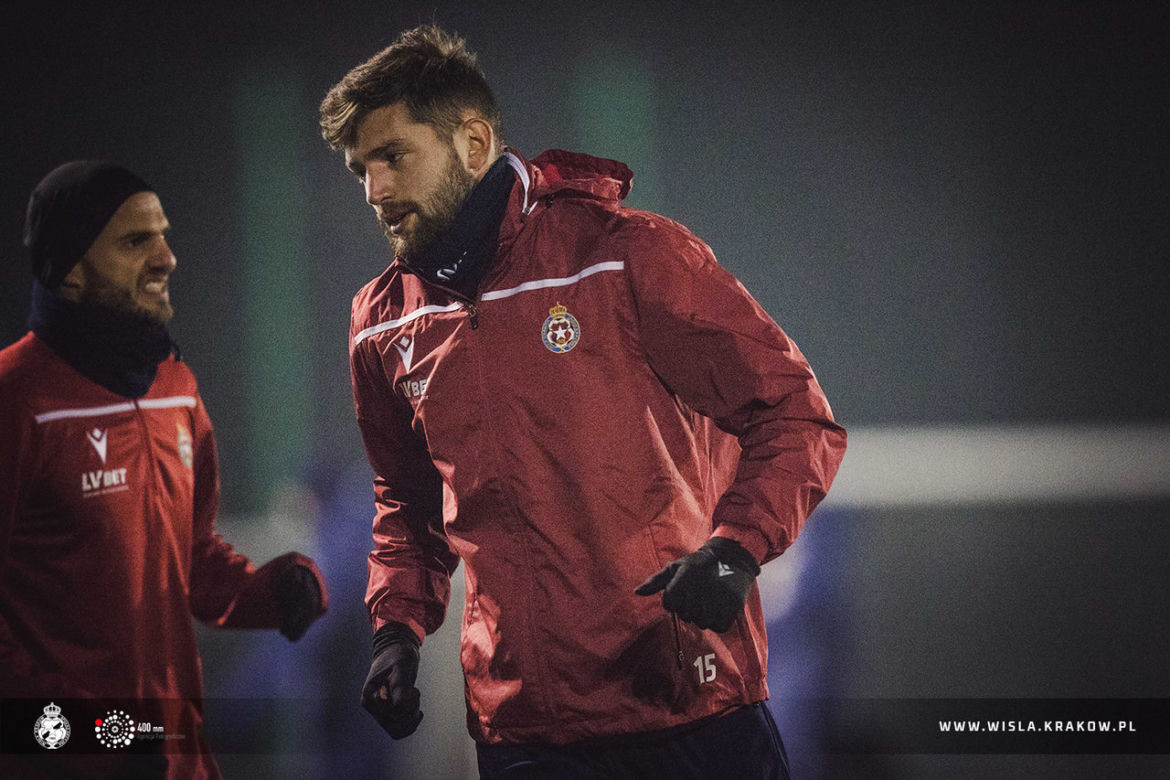 Trening Wisły Kraków przed derbami