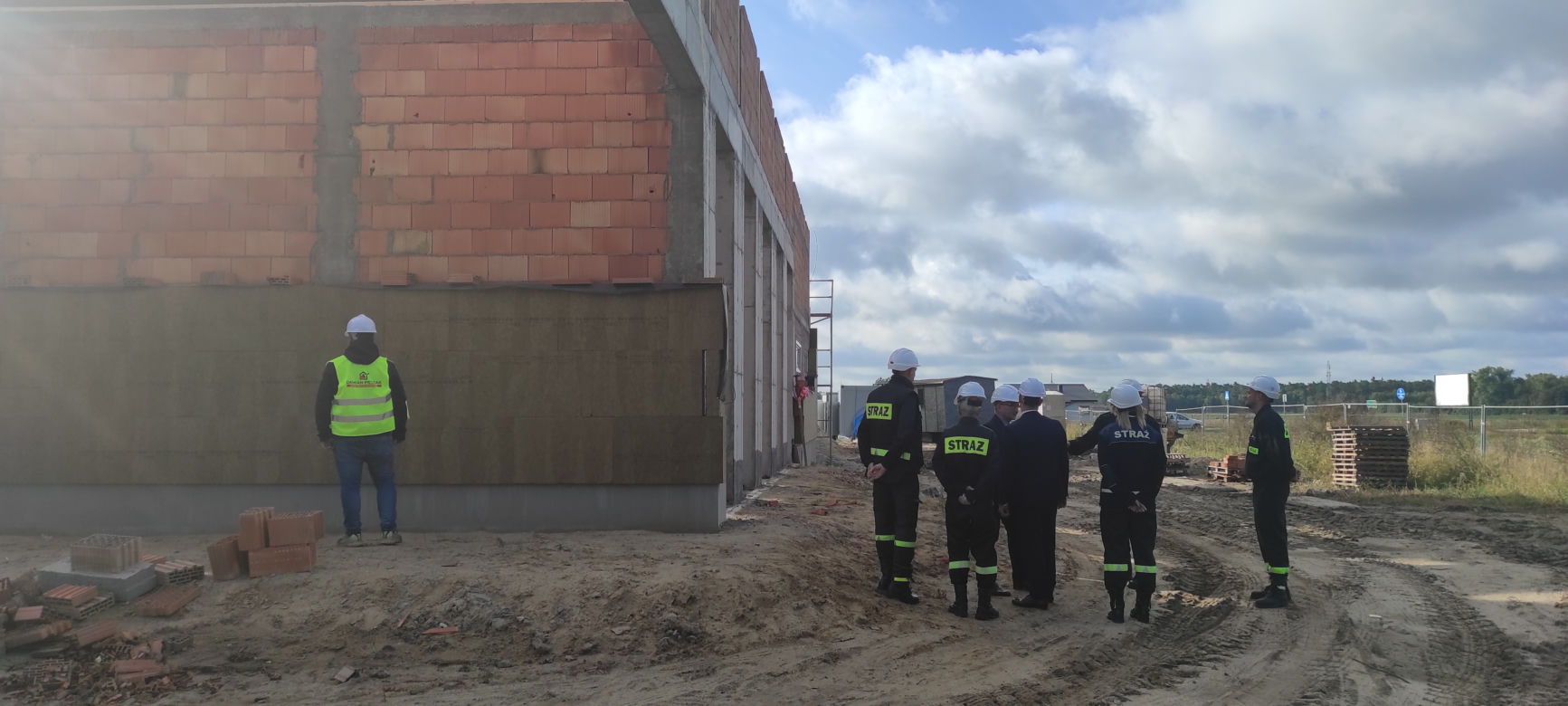 Budowa nowej strażnicy w Kazimierzu Biskupim