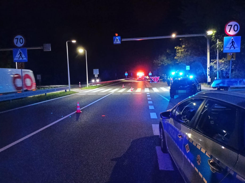 Wypadek śmiertelny na DK 81 w Orzeszu
