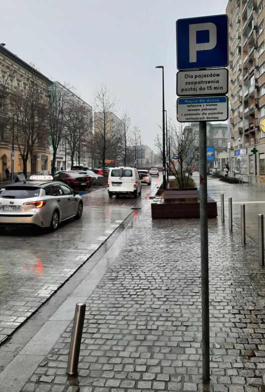 Nowe oznaczenia miejsc dla dostawców