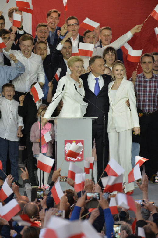 Wieczór wyborczy Andrzeja Dudy