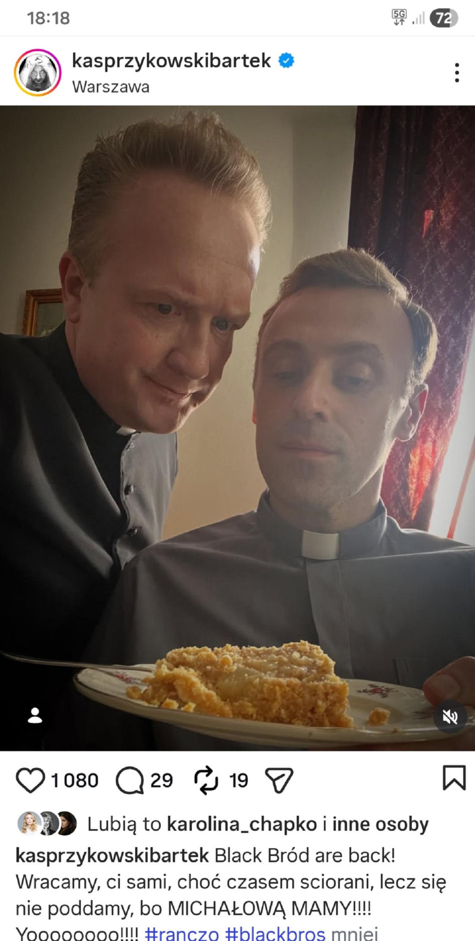 Ranczo 11 sezon. Ksiądz Robert (Bartek Kasprzykowski), ksiądz Maciej (Mateusz Rusin)