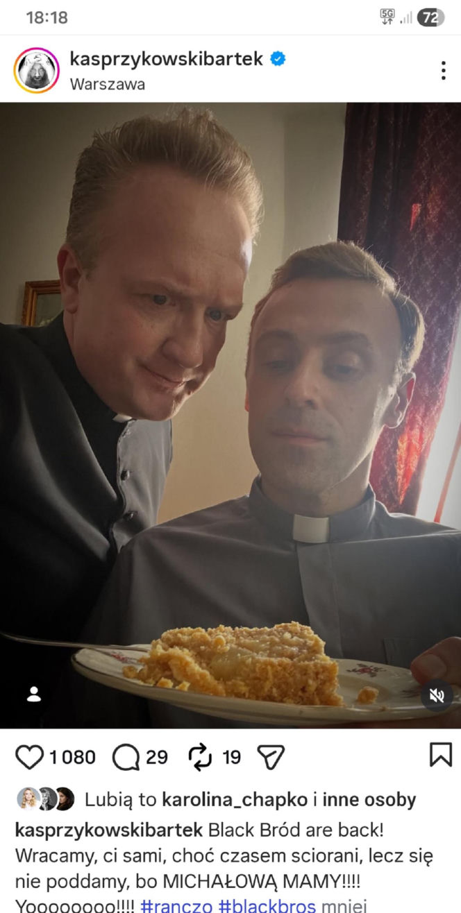 Ranczo 11 sezon. Ksiądz Robert (Bartek Kasprzykowski), ksiądz Maciej (Mateusz Rusin)