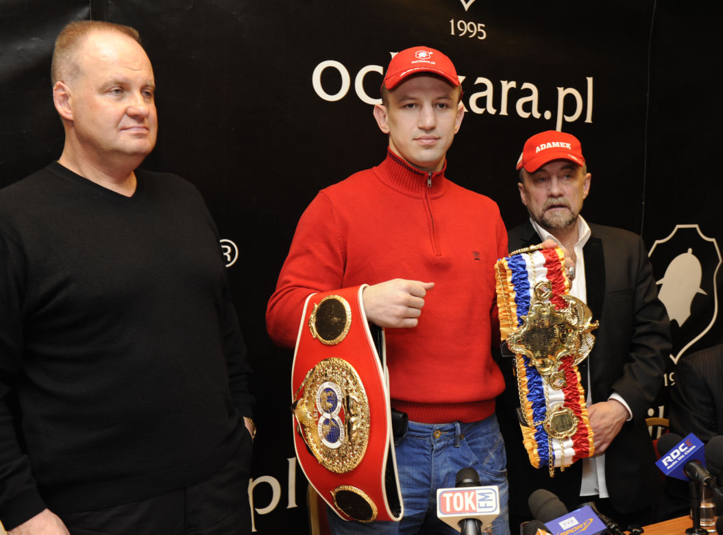 Andrzej Gmitruk z Tomaszem Adamkiem i Ziggym Rozalskim