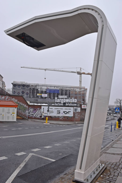 Ładowarka do autobusów elektrycznych stanęła na ul. Owocowej