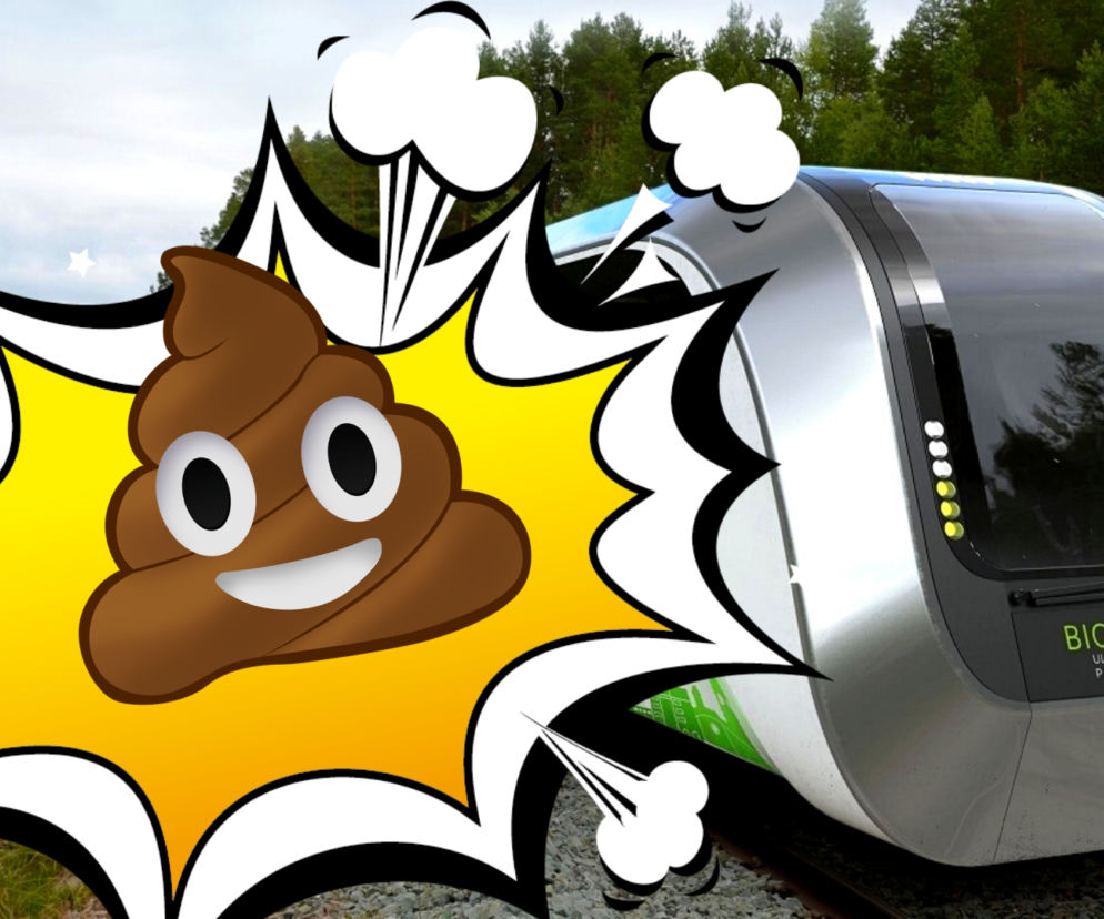 Szynobus napędzany...kupą? Czemu nie!