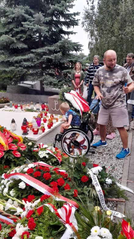 81. rocznica wybuchu Powstania Warszawskiego. Uroczystości przy pomniku Gloria Victis