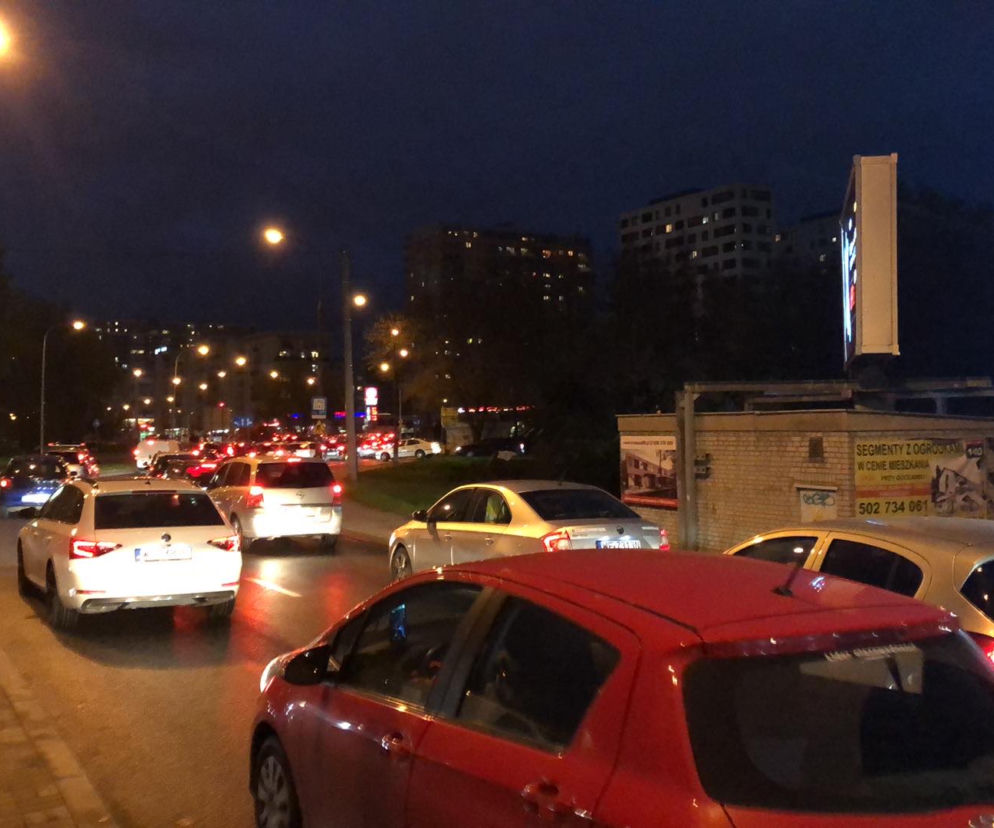Drogowy paraliż na Gocławiu
