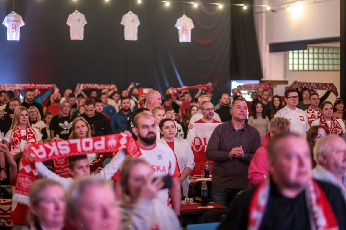 Polska - Arabia Saudyjska w strefie kibica na Stadionie Śląskim