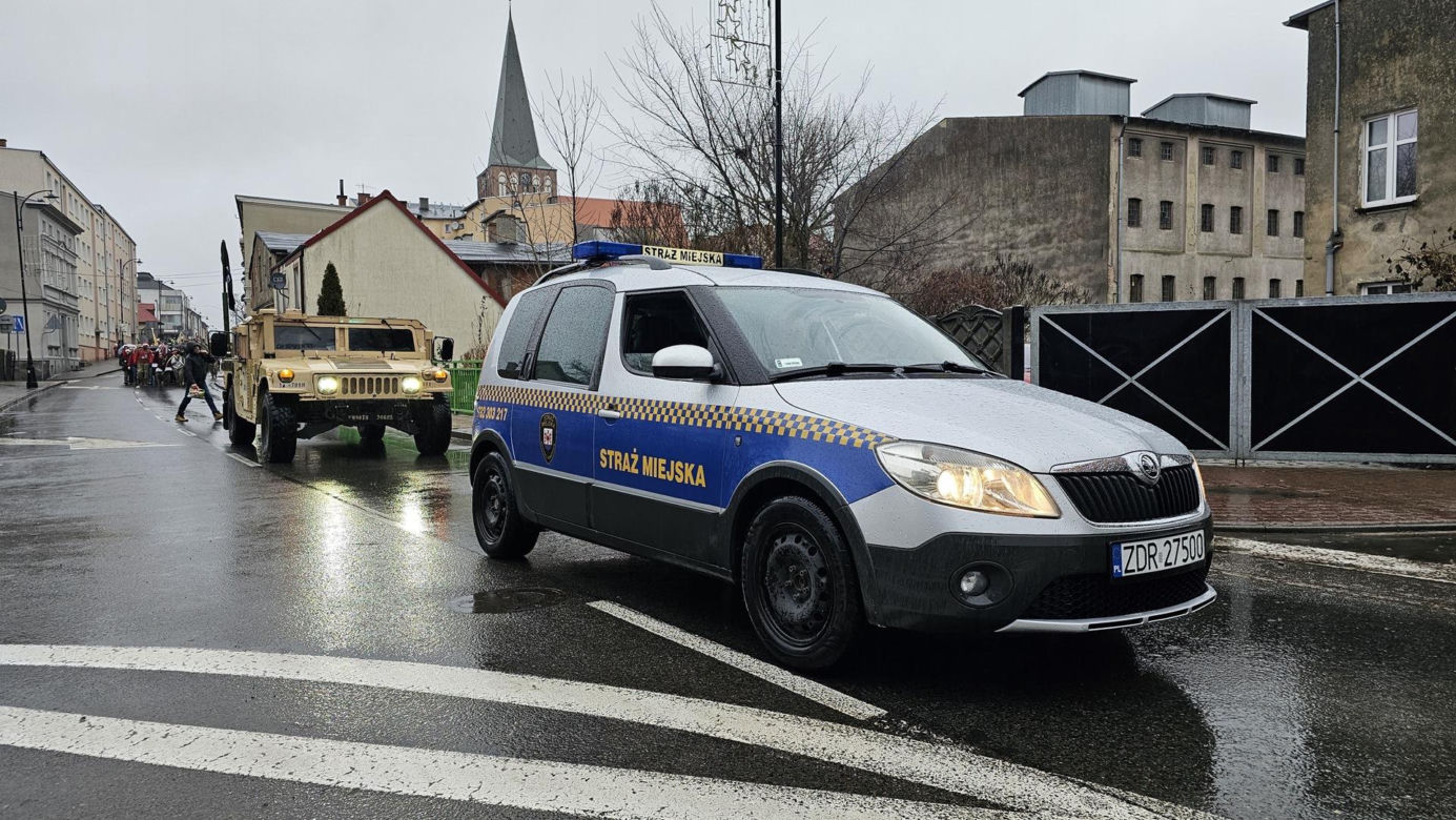 Marsz żołnierzy US ARMY w Drawsku Pomorskim 