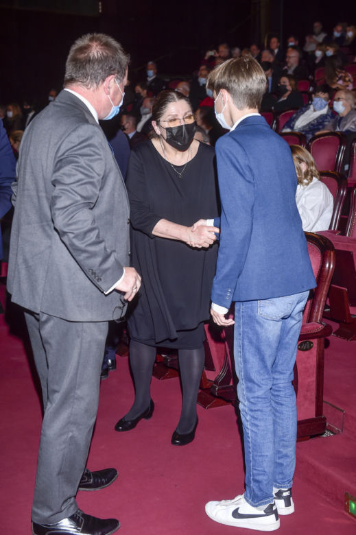 Krystyna Pawłowicz na premierze filmu