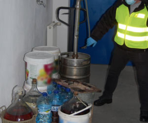 KAS z Łomży zlikwidowała przydomową bimbrownię w gminie Szumowo