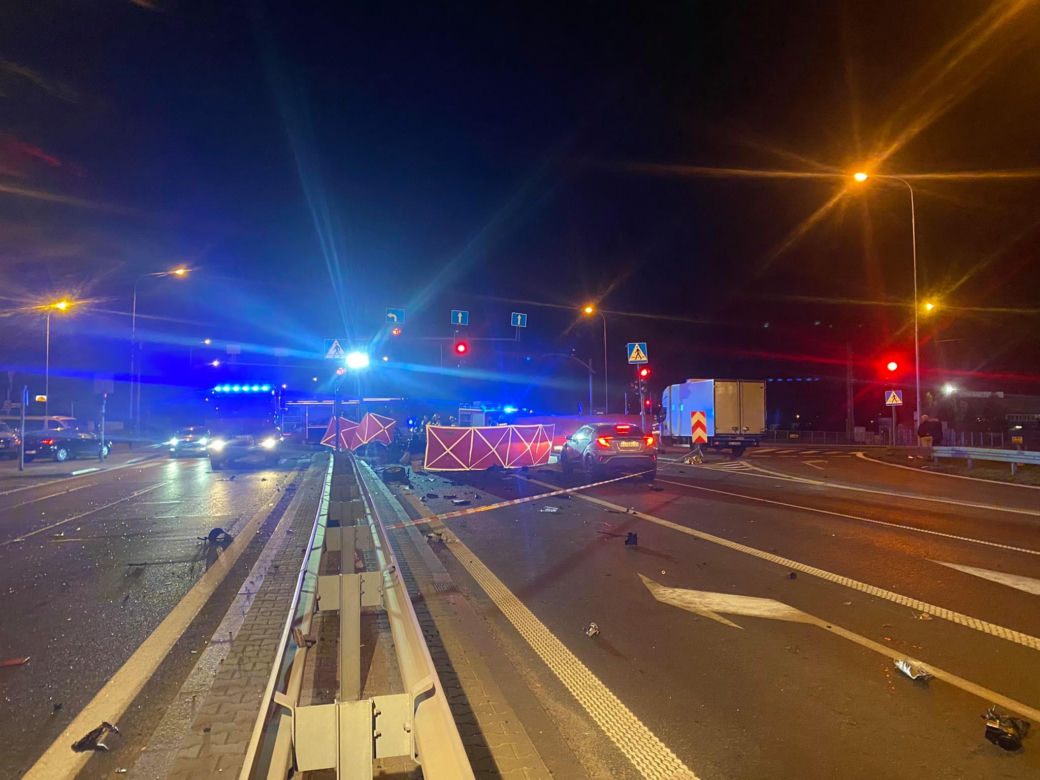 Śmiertelny wypadek w Rzgowie. Trzy osoby nie żyją