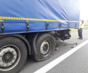 Groźny wypadek na A1! Półroczne dziecko w ciężkim stanie