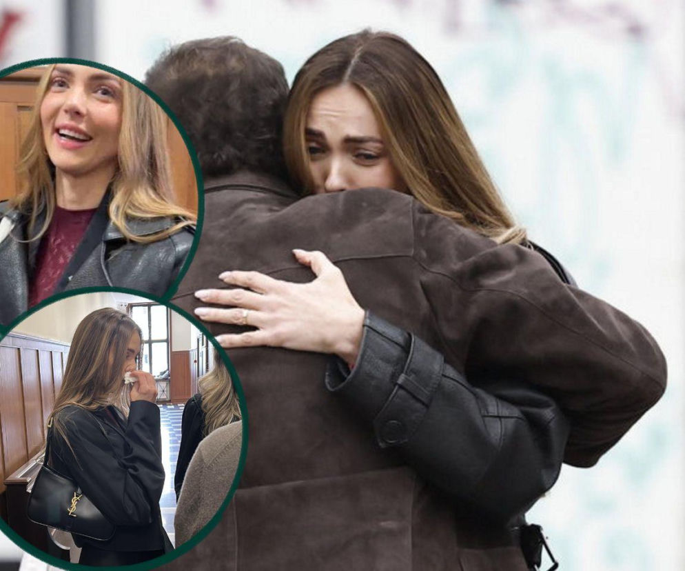 Co za emocje! Marcela Leszczak po rozwodzie śmiała się i płakała. Michał Koterski wyjaśniał, że jest bardzo wrażliwa
