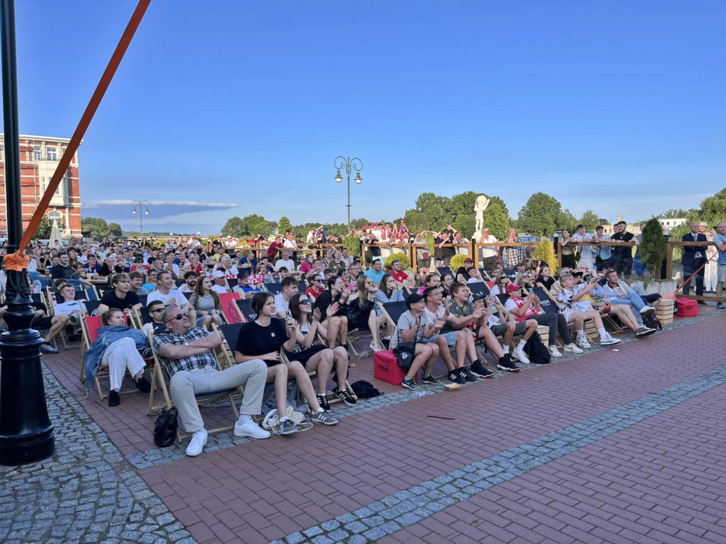 Tak kibicowaliście Polakom w meczu z Francuzami w gorzowskiej strefie kibica