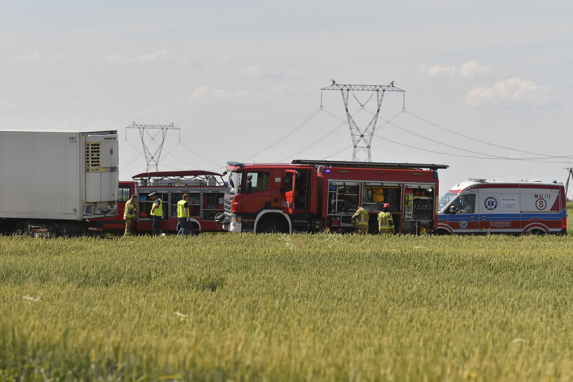 Wypadek w Elżbietowie. Zginęły dwie rodziny 