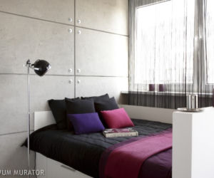 Beton w sypialni