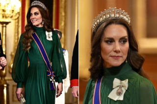 Wszyscy mówią o księżnej Kate. Na głowie ma tiarę Diany, w uszach kolczyki zmarłej królowej