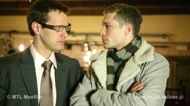 M jak MIŁOŚĆ. Michał Łagoda (Paweł Okraska), Tomek Chodakowski (Andrzej Młynarczyk)