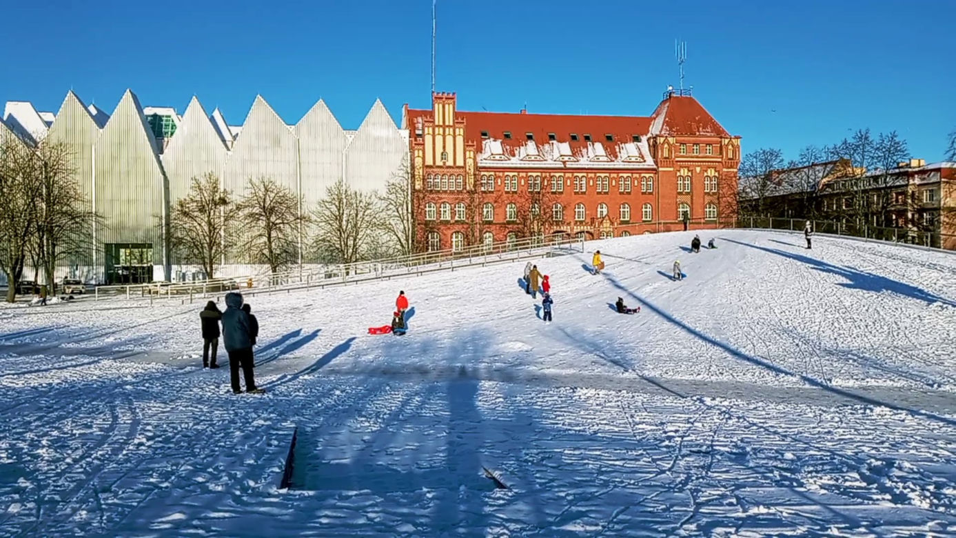 Białe święta w Szczecinie