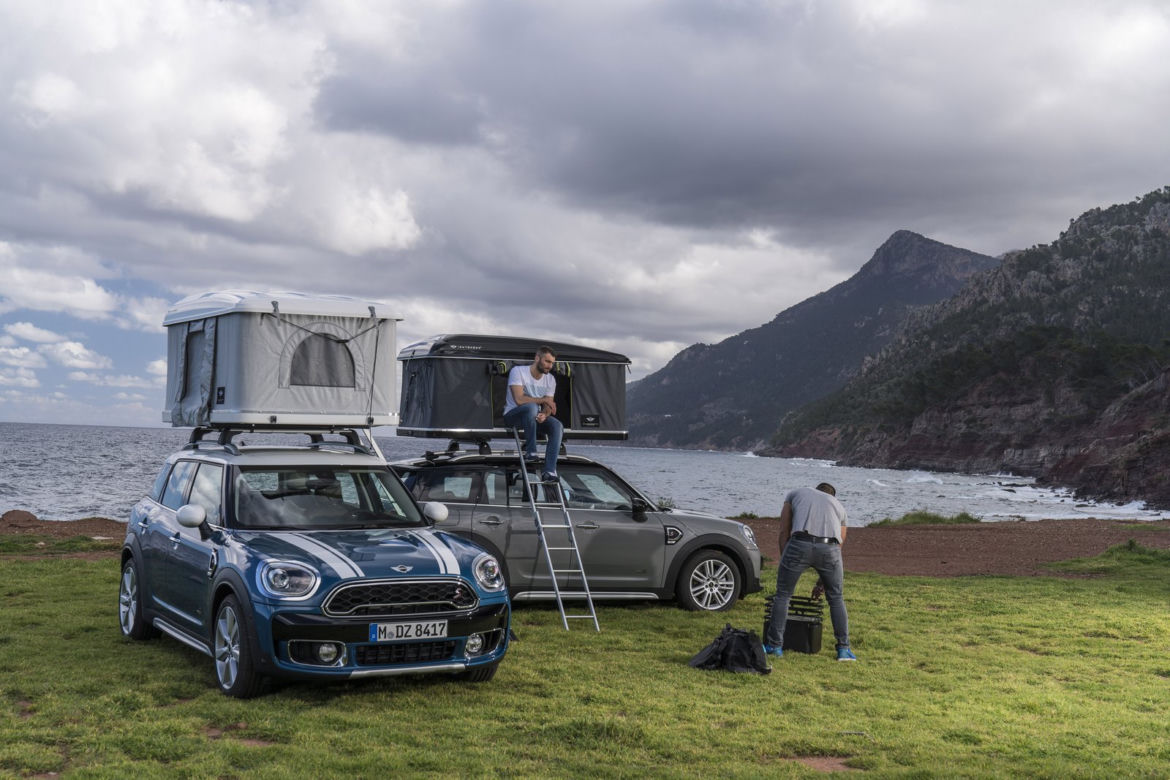 Mini Countryman z namiotem