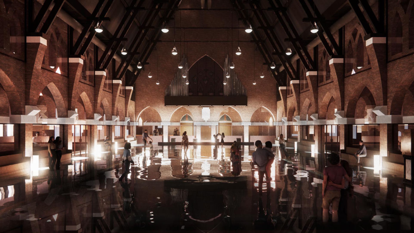 "Holy Water" - kościół zamieniony w basen w Heerlen, Holandia 