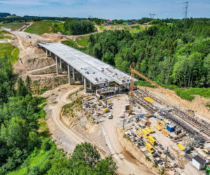 Budowa S19 - Babica Jawornik z najwyższą estakadą w Polsce