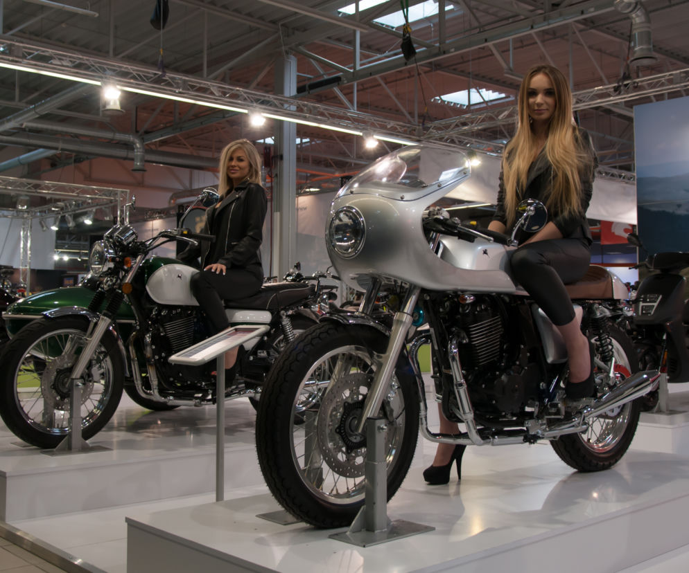 Hostessy na Warsaw Motorcycle Show
