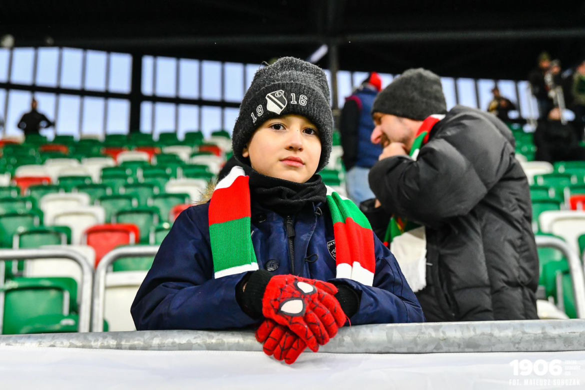 Kibice na meczu Zagłębie Sosnowiec - GKS Katowice