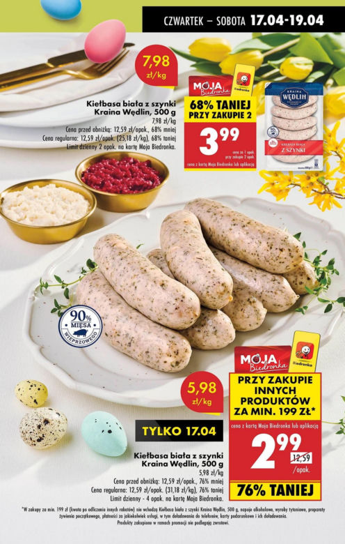 Wielkanocne promocje w Biedronce