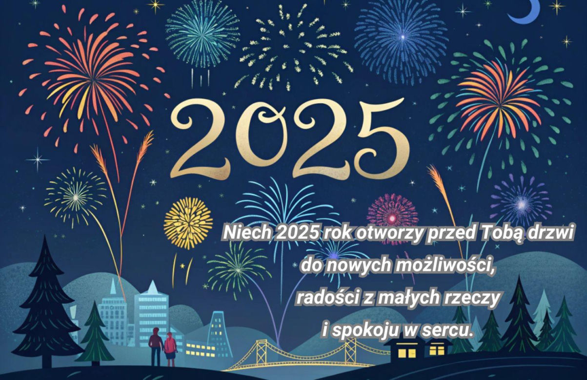 Najpiękniejsze kartki na Sylwestra 2024/25 za darmo