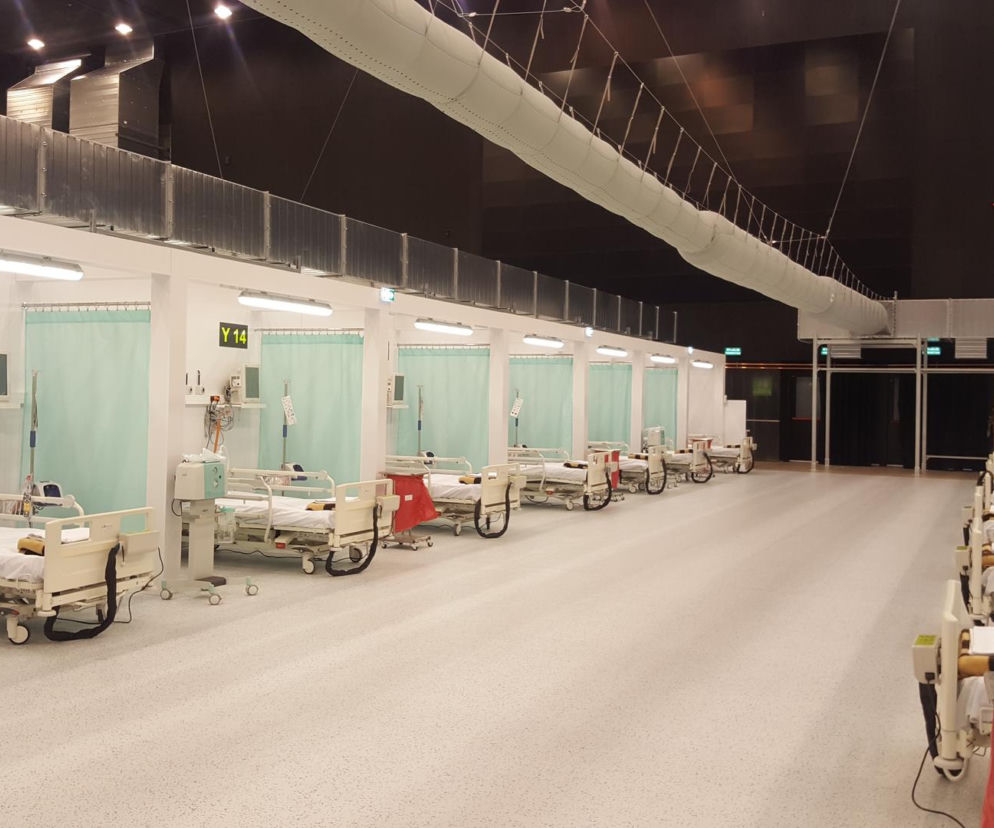 Ostatni pacjenci opuścili szpital tymczasowy w Katowicach. Dzisiaj rozpocznie się jego demontaż