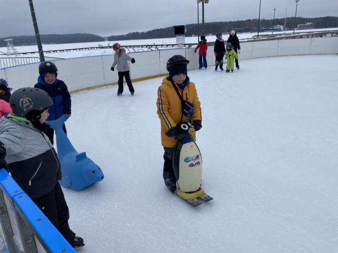 Lodowisko w Centrum Rekreacyjno-Sportowym Ukiel
