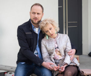 Na Wspólnej odc. 3320. Beata (Katarzyna Ptasińska), Paweł (Grzegorz Kwiecień)