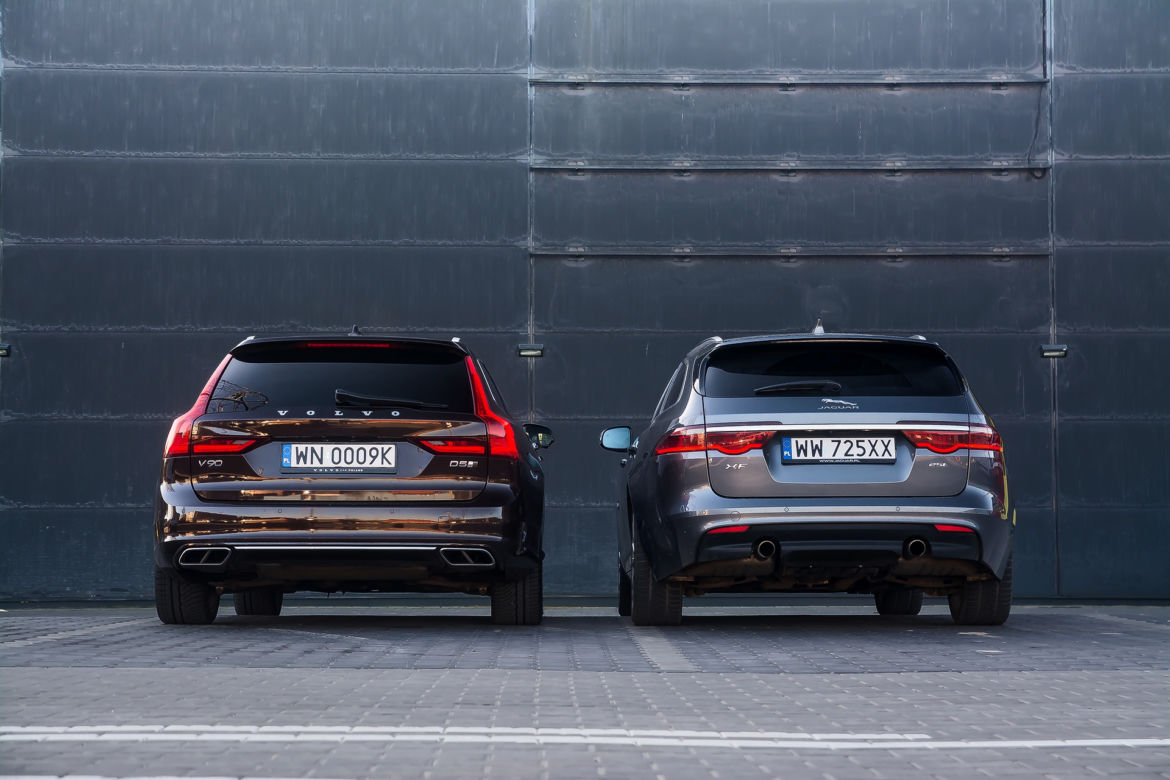 Jaguar XF Sportbrake vs. Volvo V90